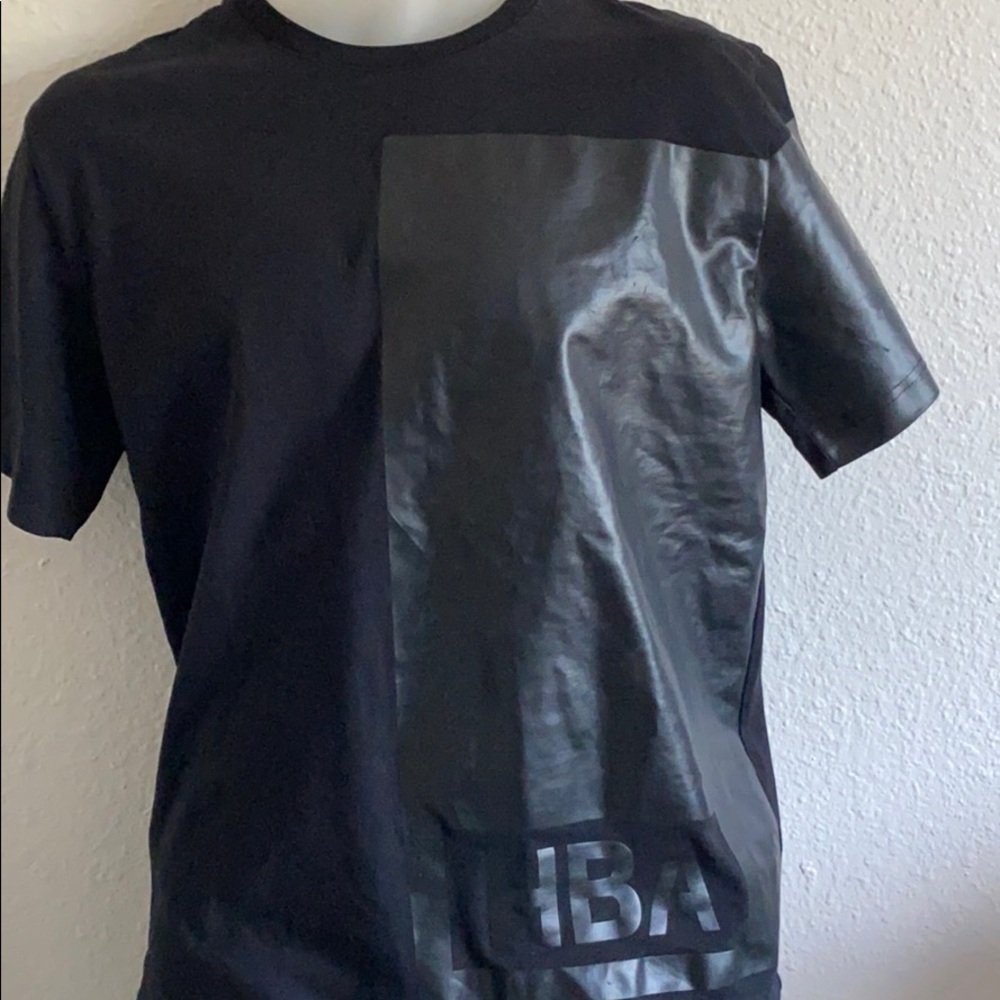Hood By Air (HBA) Men’s 1/3 Leather T-Shirt